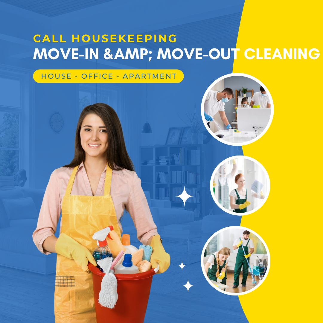 Move-In &amp; Move-Out Cleaning Services | Call Housekeeping